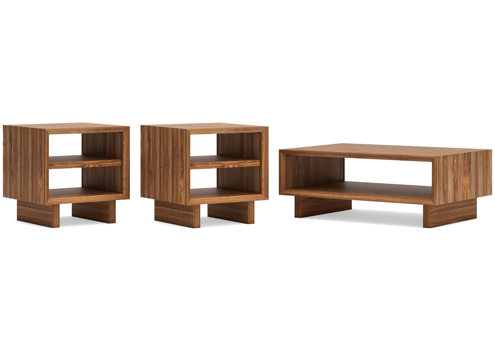 Dressonni Coffee Table with 2 End Tables