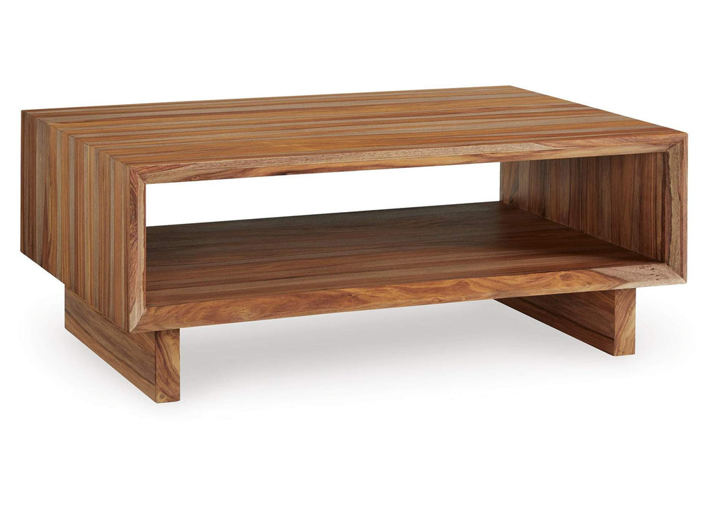 Dressonni Coffee Table with 1 End Table angled view