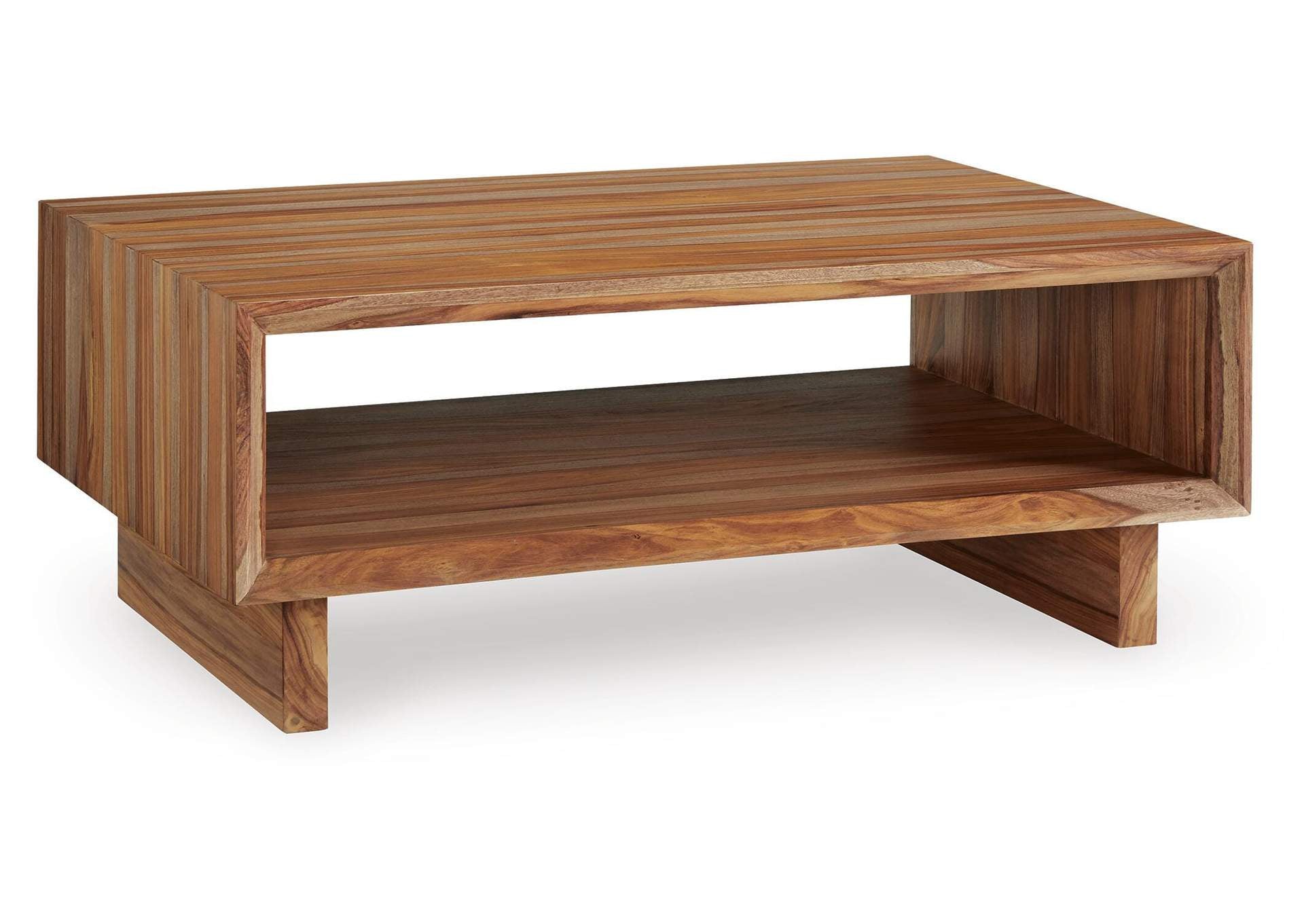 Dressonni Coffee Table with 1 End Table angled view