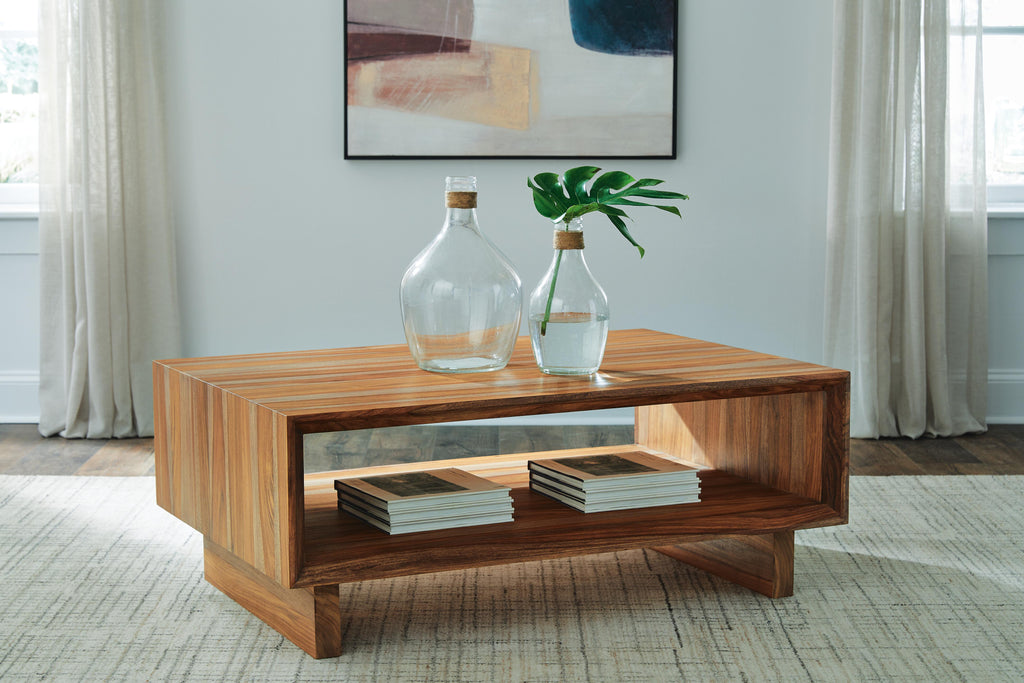 Dressonni Coffee Table in Brown, alternate view 3