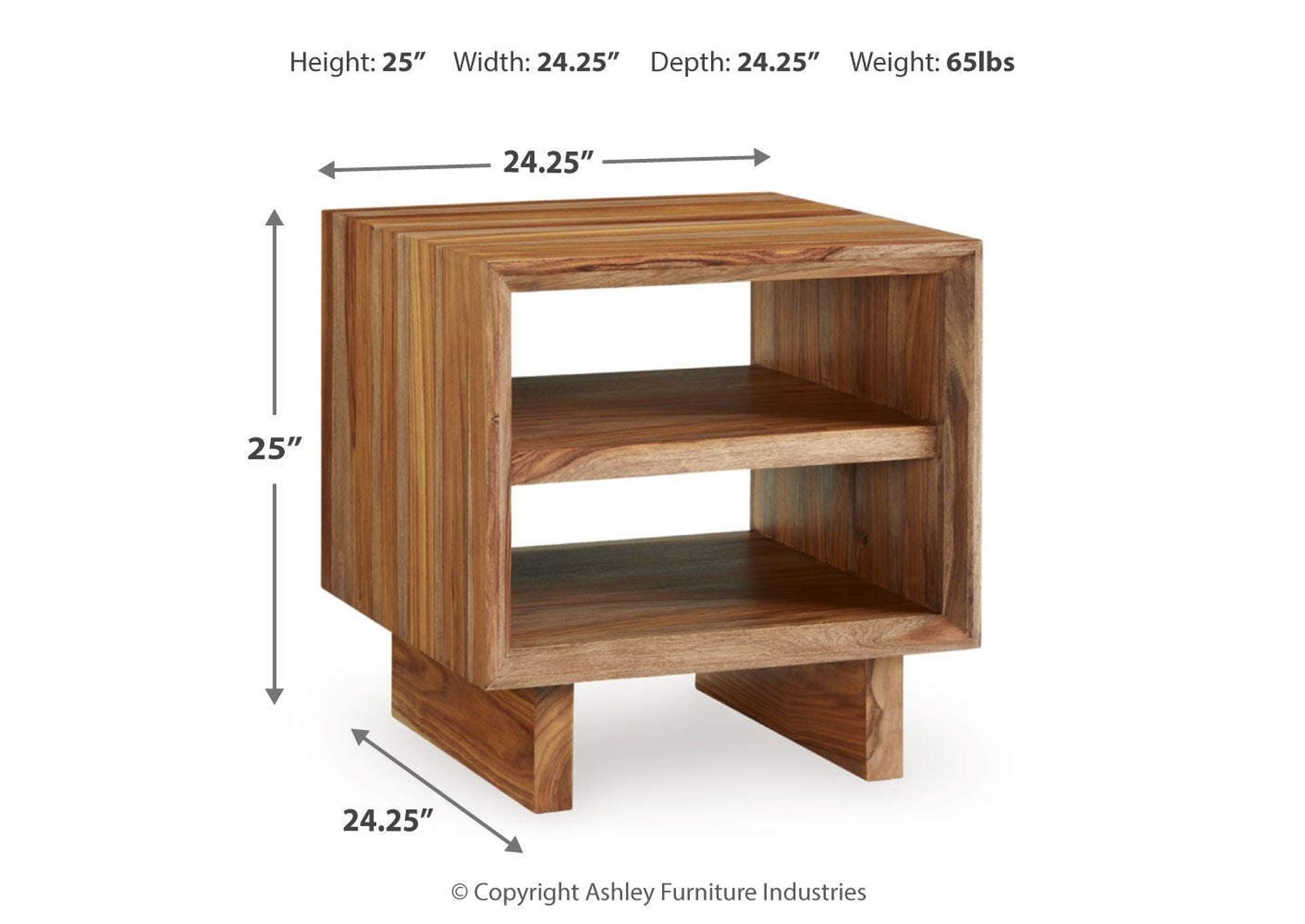 Dressonni Coffee Table with 2 End Tables dimensions