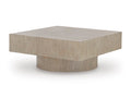 Jorielyn Coffee Table in Light Grayish Brown, angle view