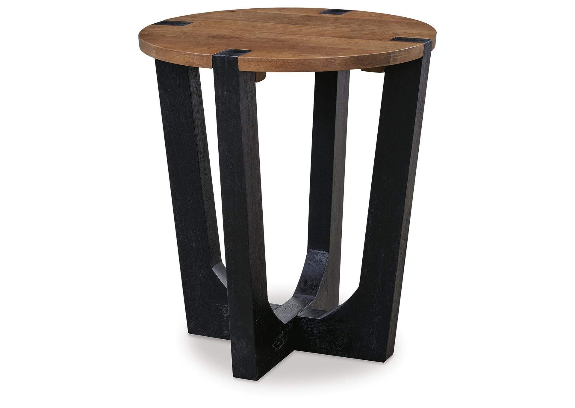 Hanneforth Coffee Table with 1 End Table angled view
