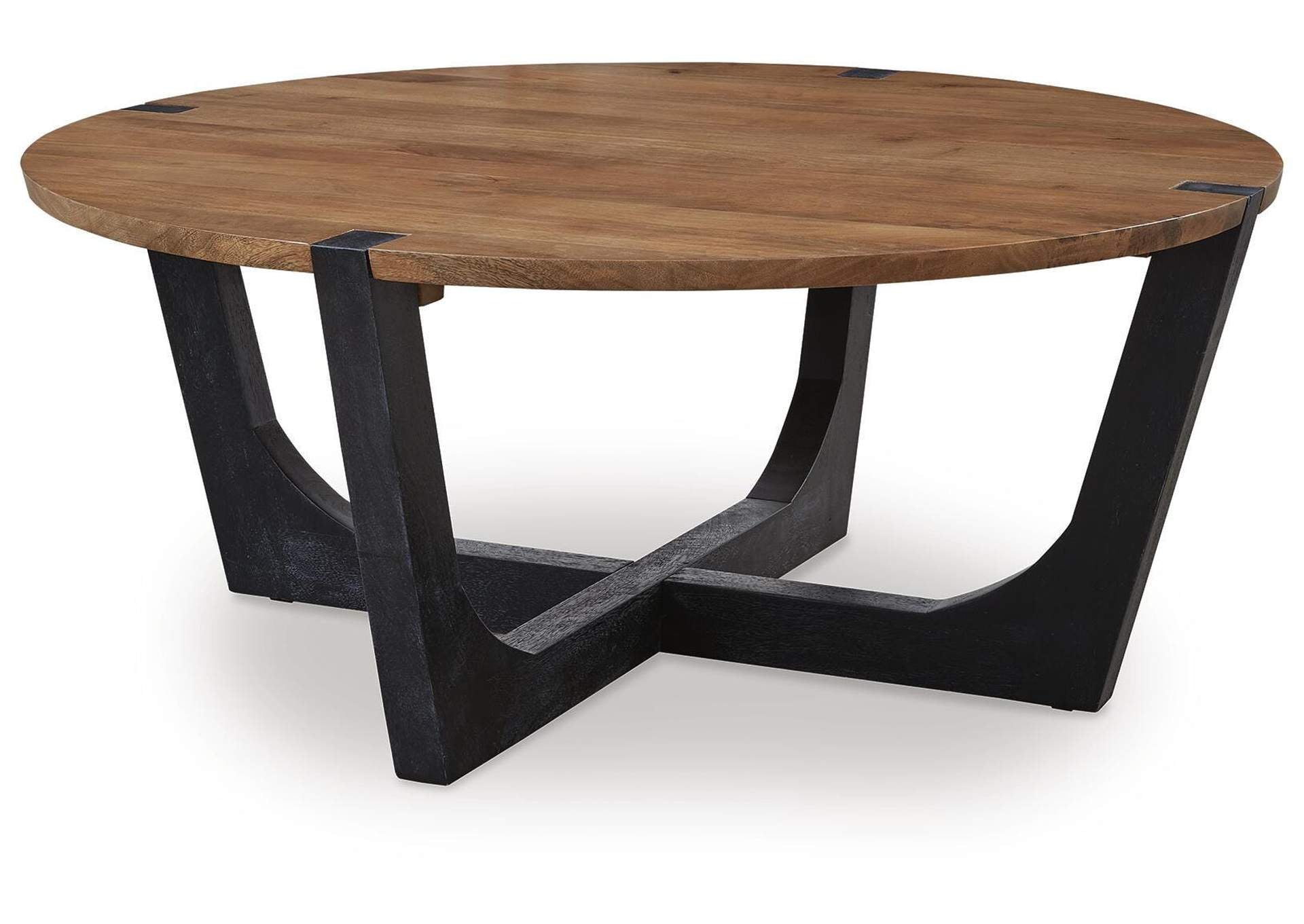 Hanneforth Coffee Table with 1 End Table angled view