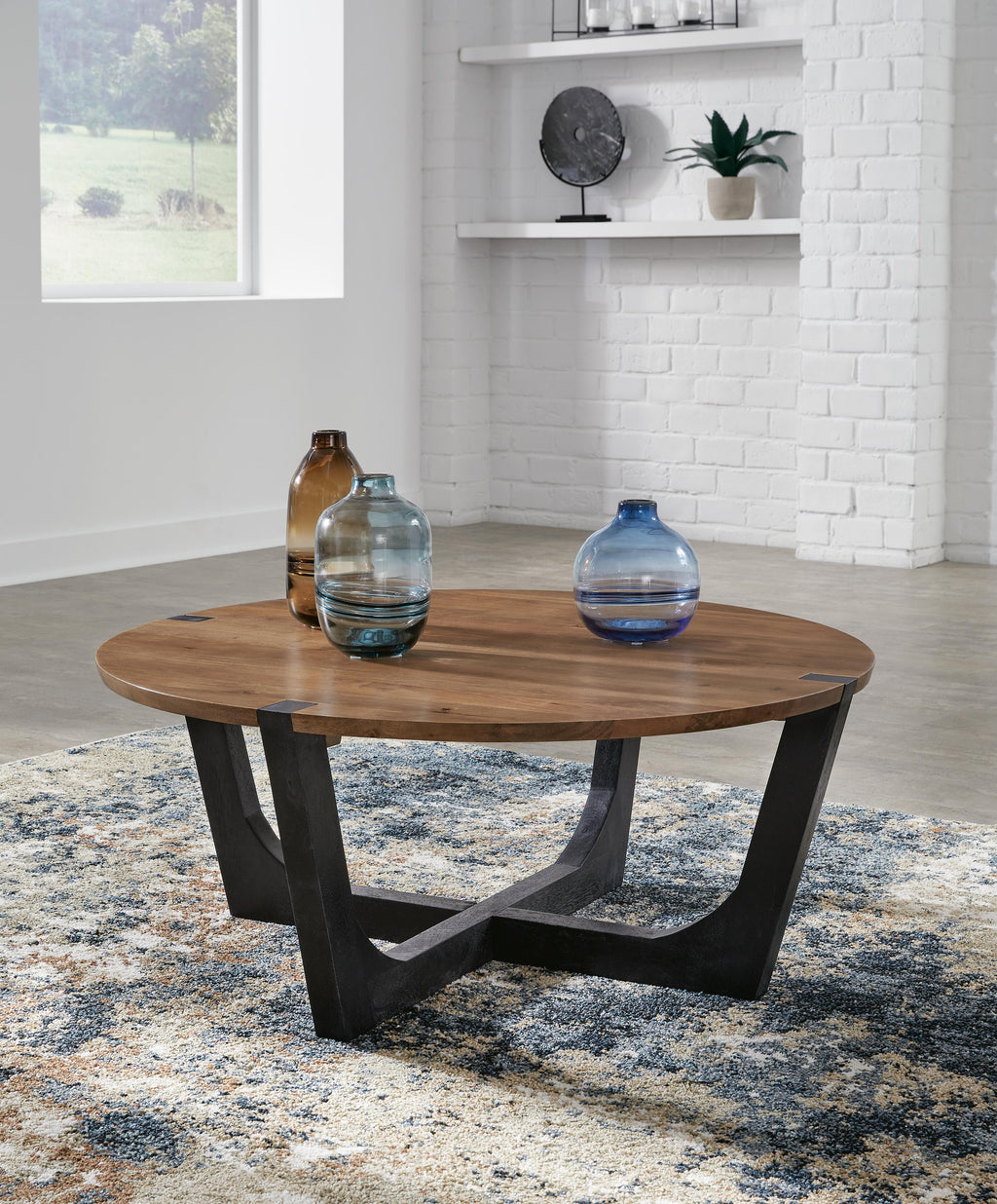 Hanneforth Coffee Table in Brown/Black, alternate view 3