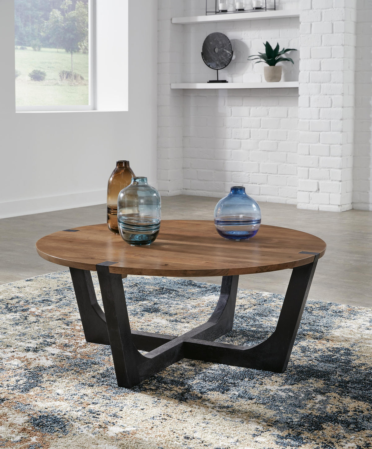Hanneforth Coffee Table in Brown/Black, alternate view 3