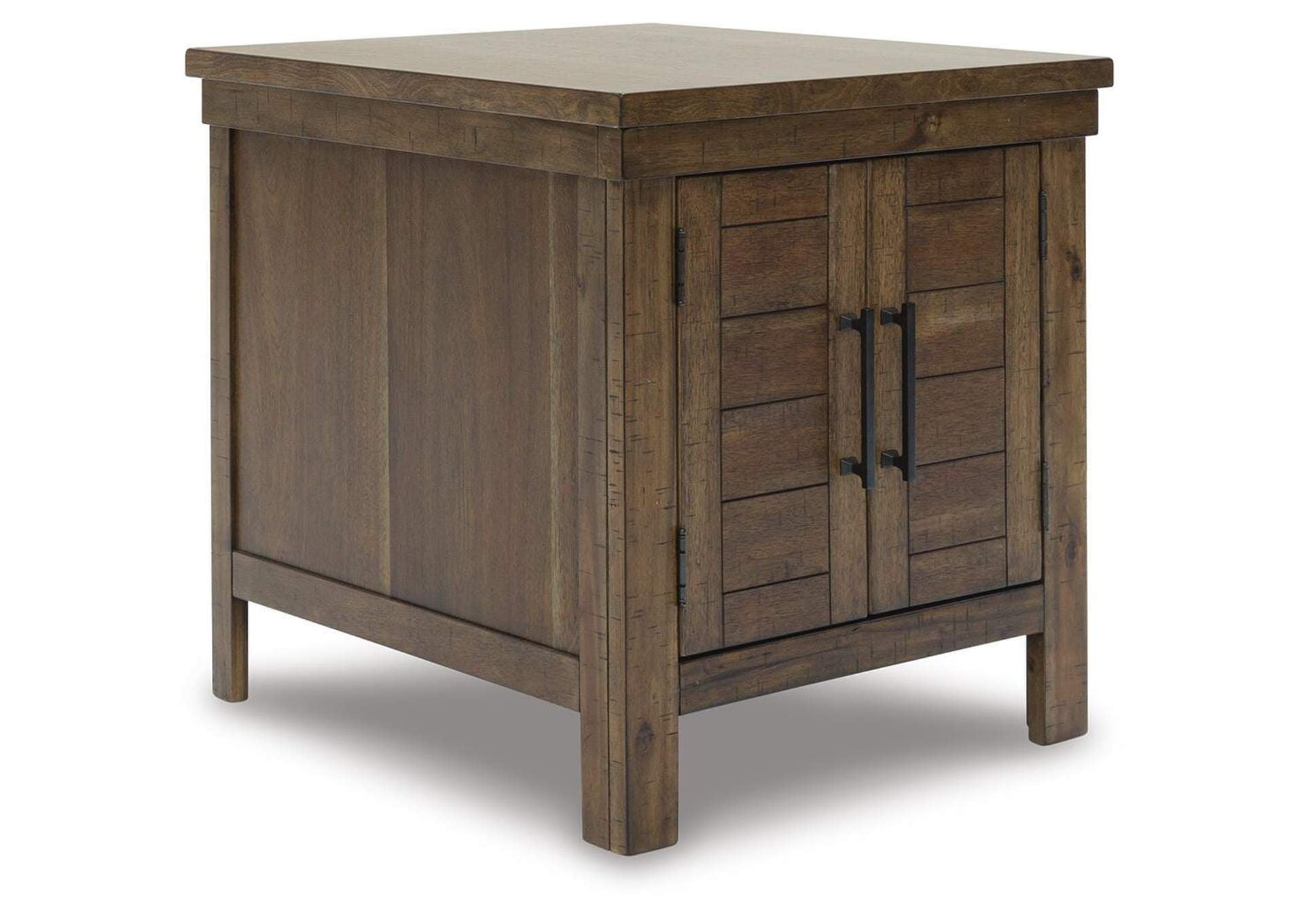 Moriville End Table angled view
