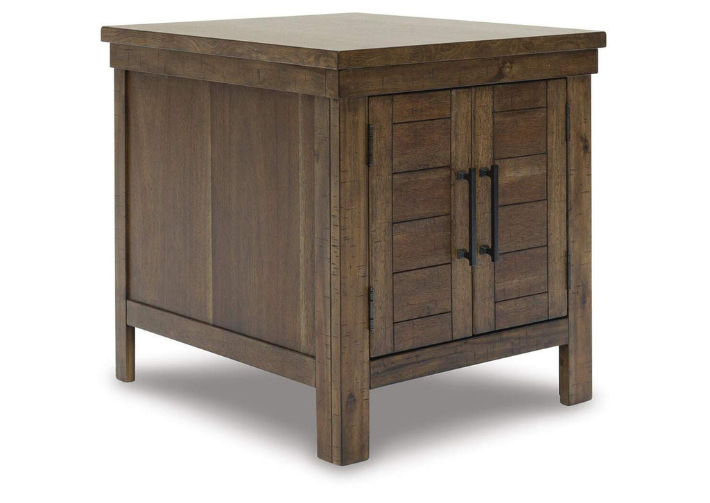 Moriville Coffee Table with 1 End Table angled view