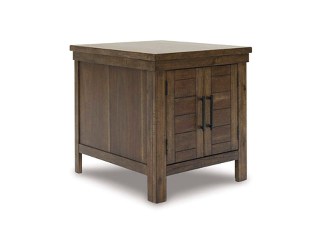 Moriville End Table angled view