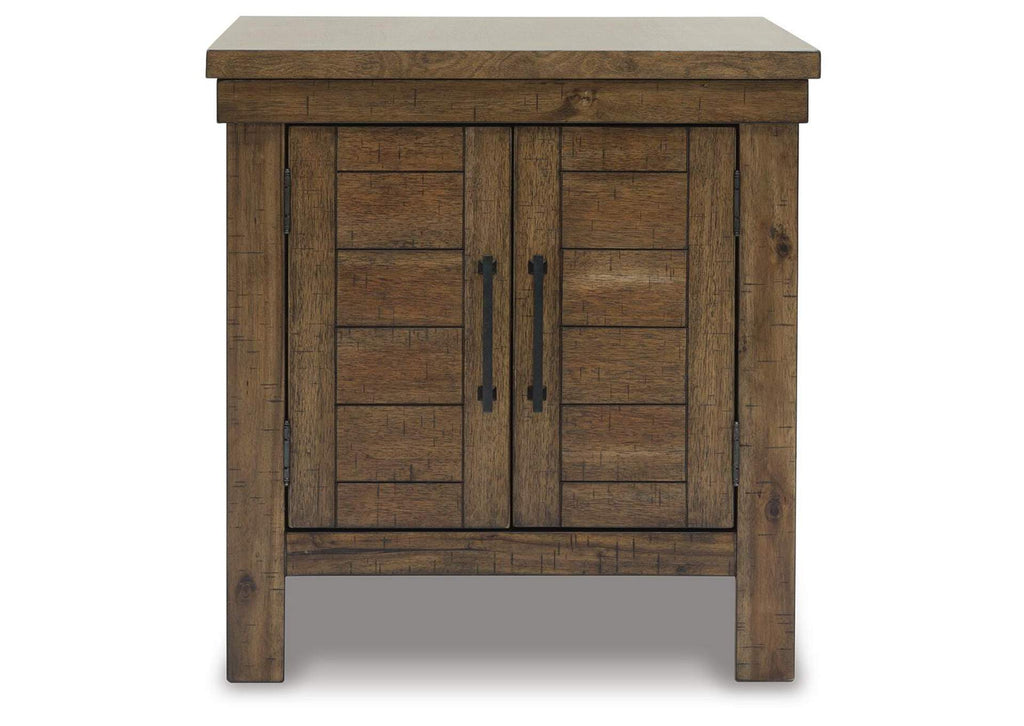 Moriville Coffee Table with 1 End Table front view