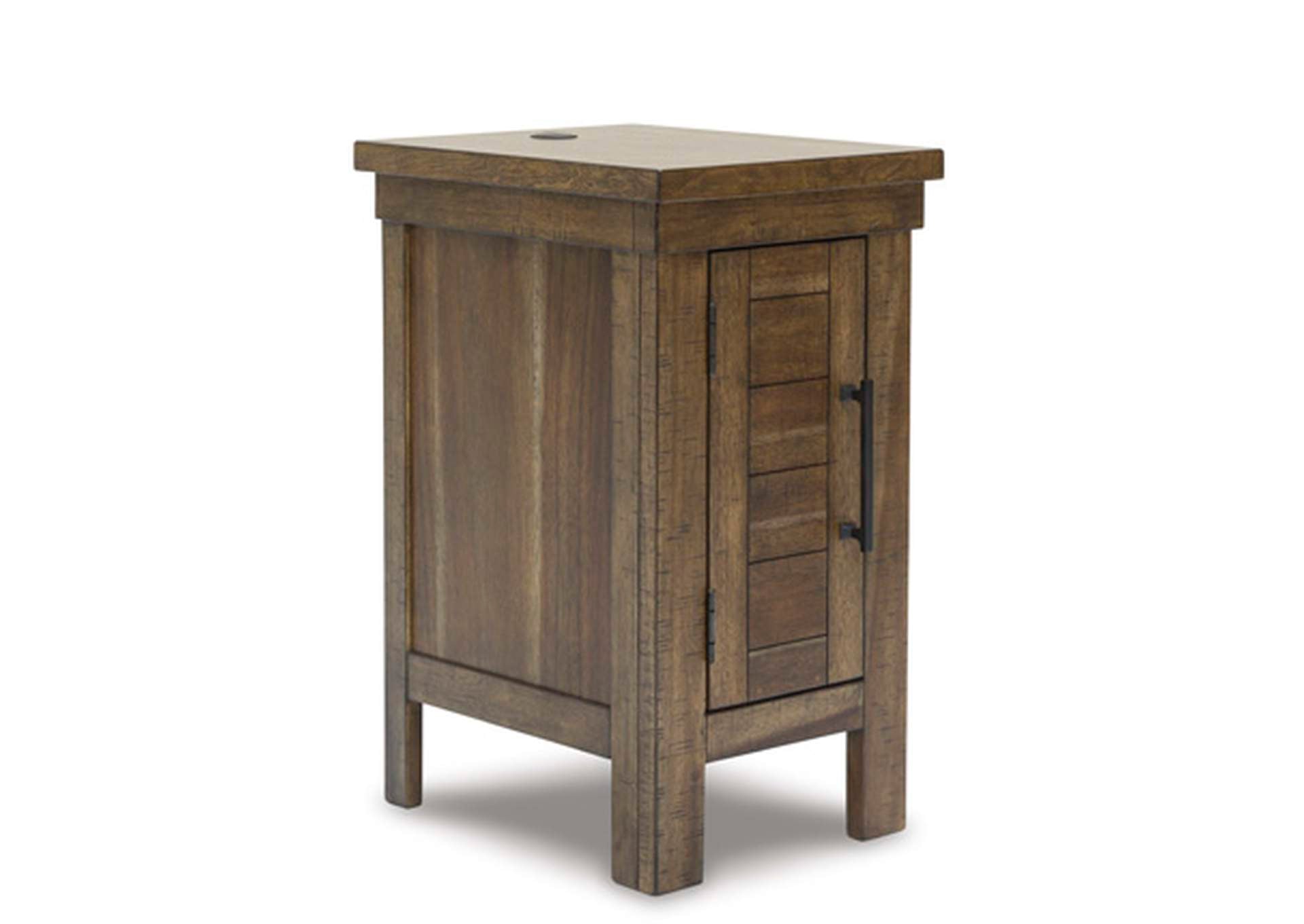 Moriville Chairside End Table angled view