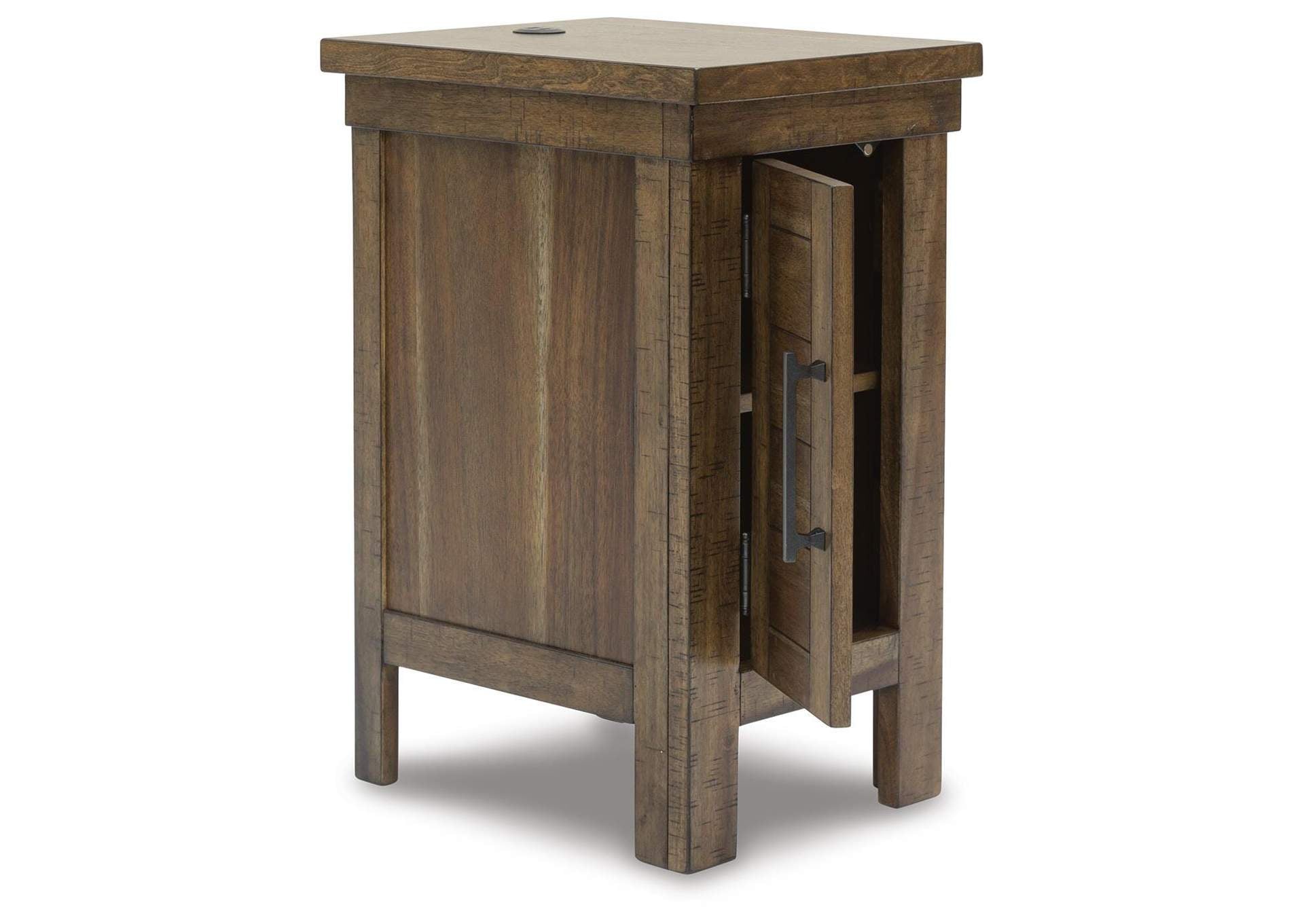 Moriville Chairside End Table angled view