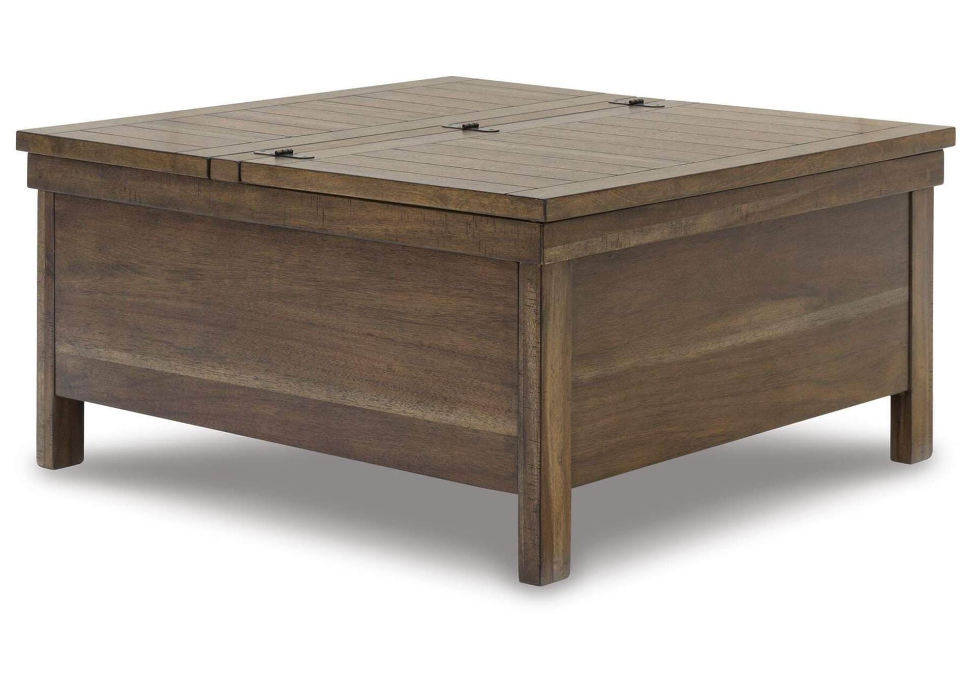 Moriville Coffee Table with 1 End Table angled view