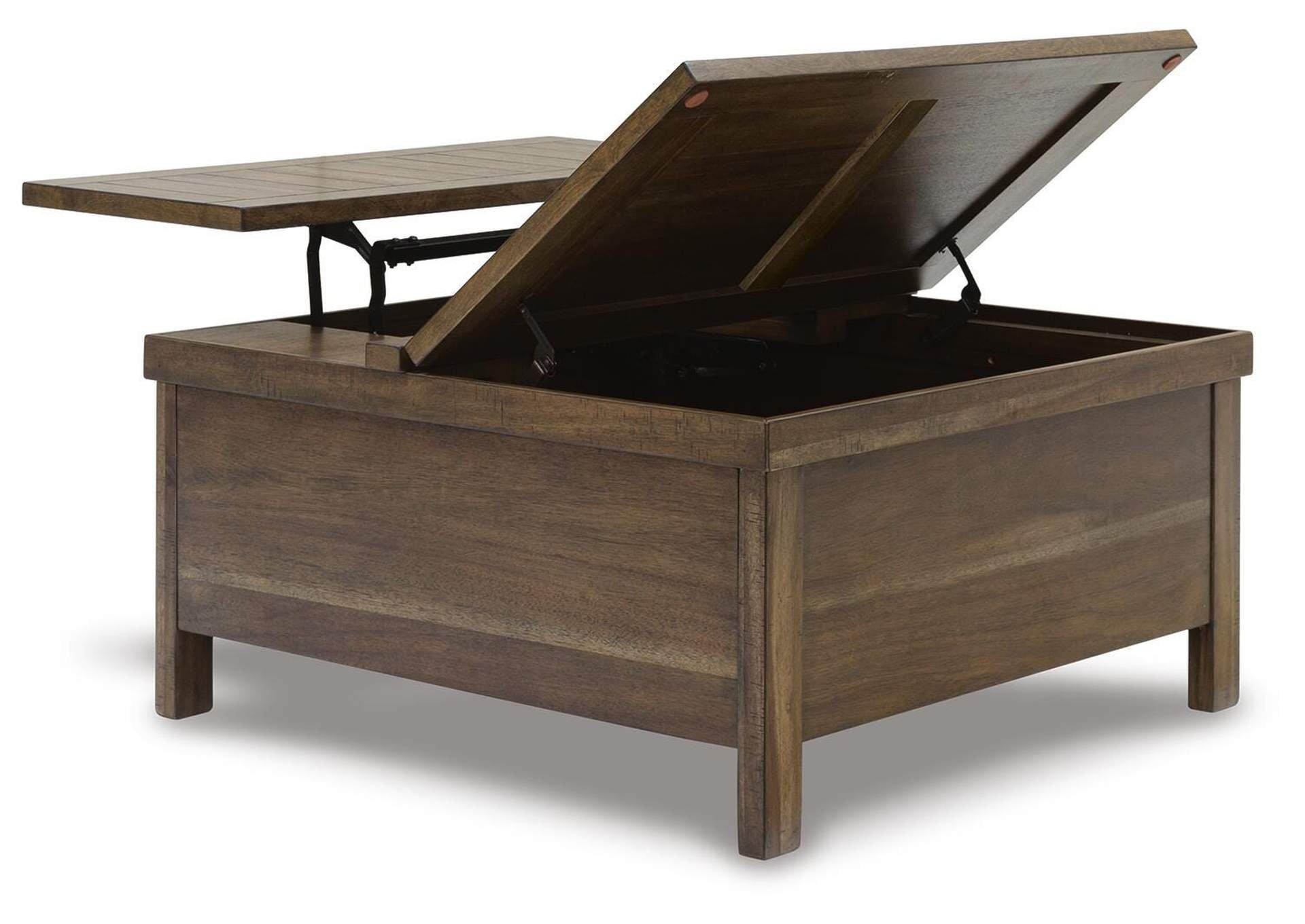 Moriville Lift-Top Coffee Table angled view