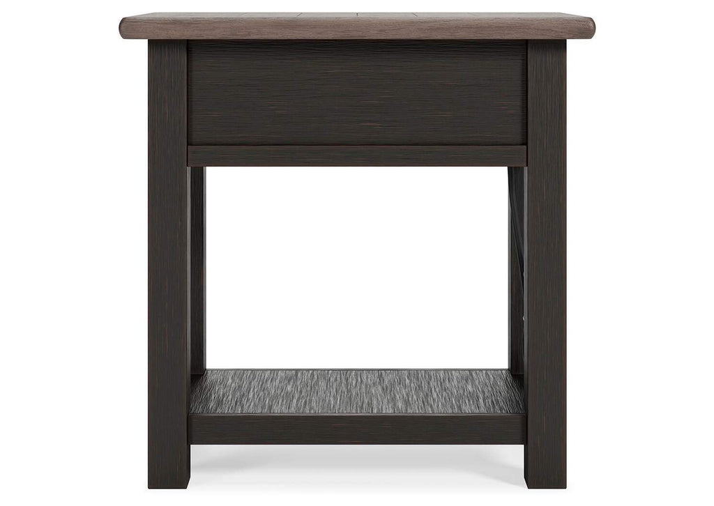Tyler Creek 2 End Tables side view