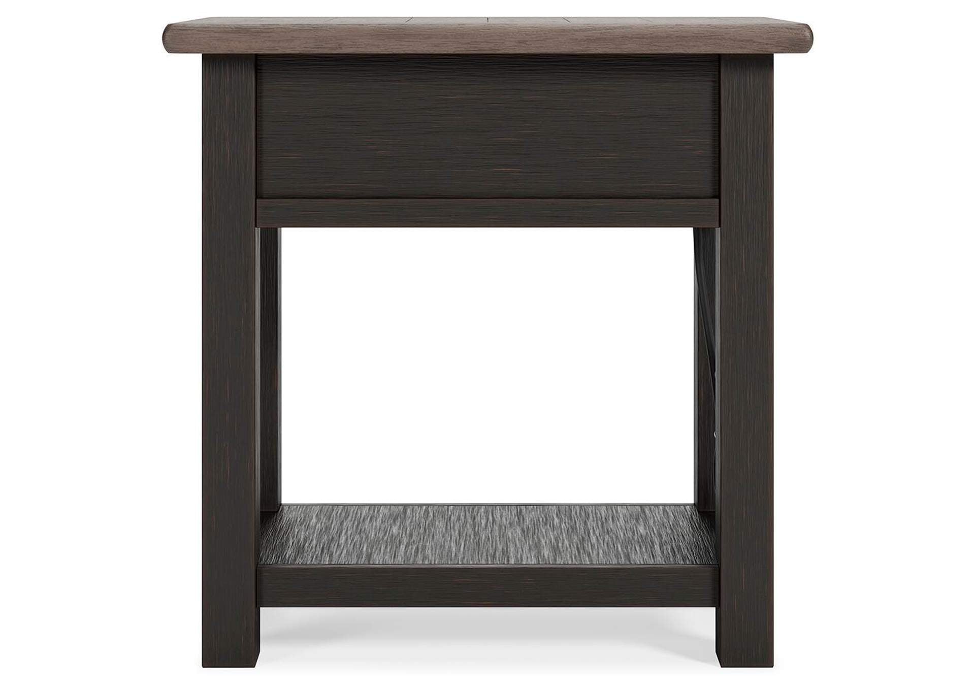 Tyler Creek 2 End Tables side view