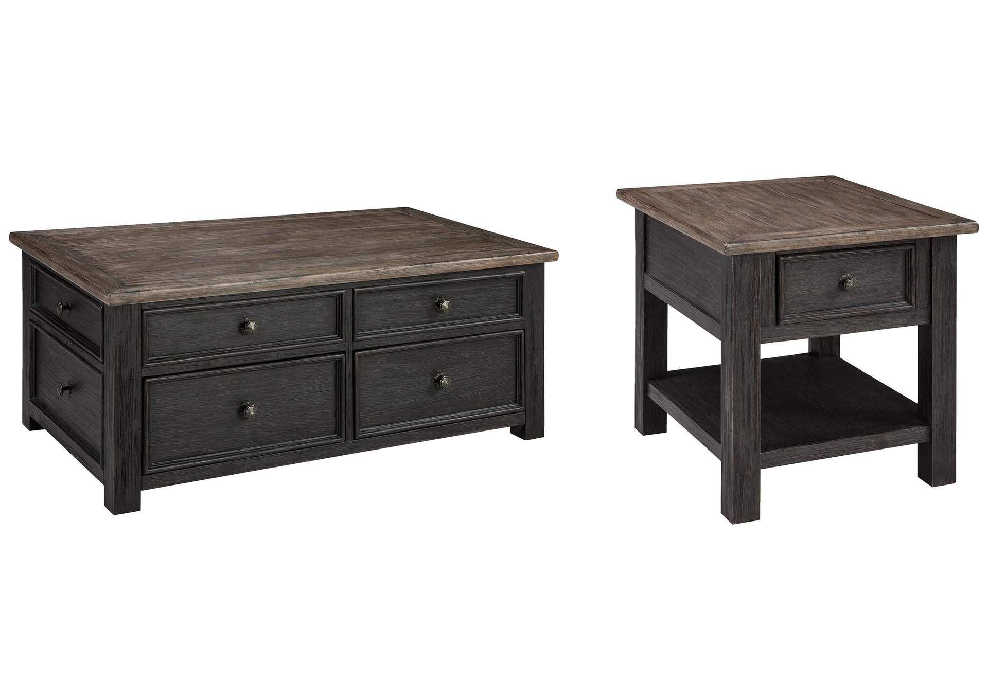 Tyler Creek Coffee Table with 1 End Table