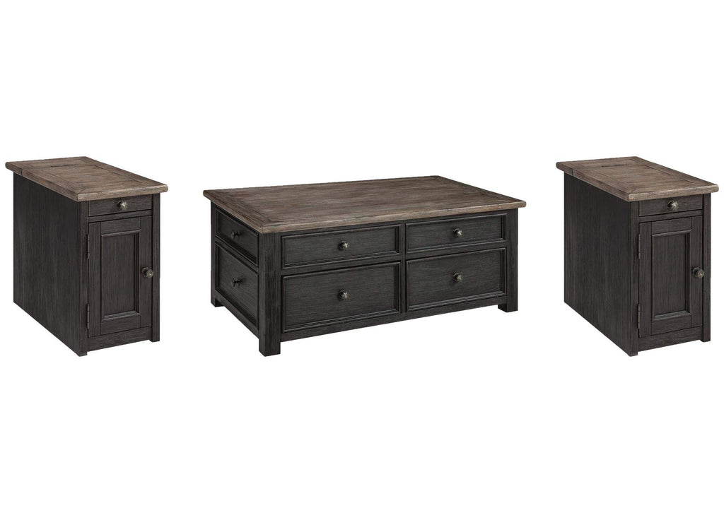 Tyler Creek Coffee Table with 2 End Tables