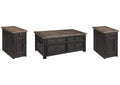 Tyler Creek Coffee Table with 2 End Tables