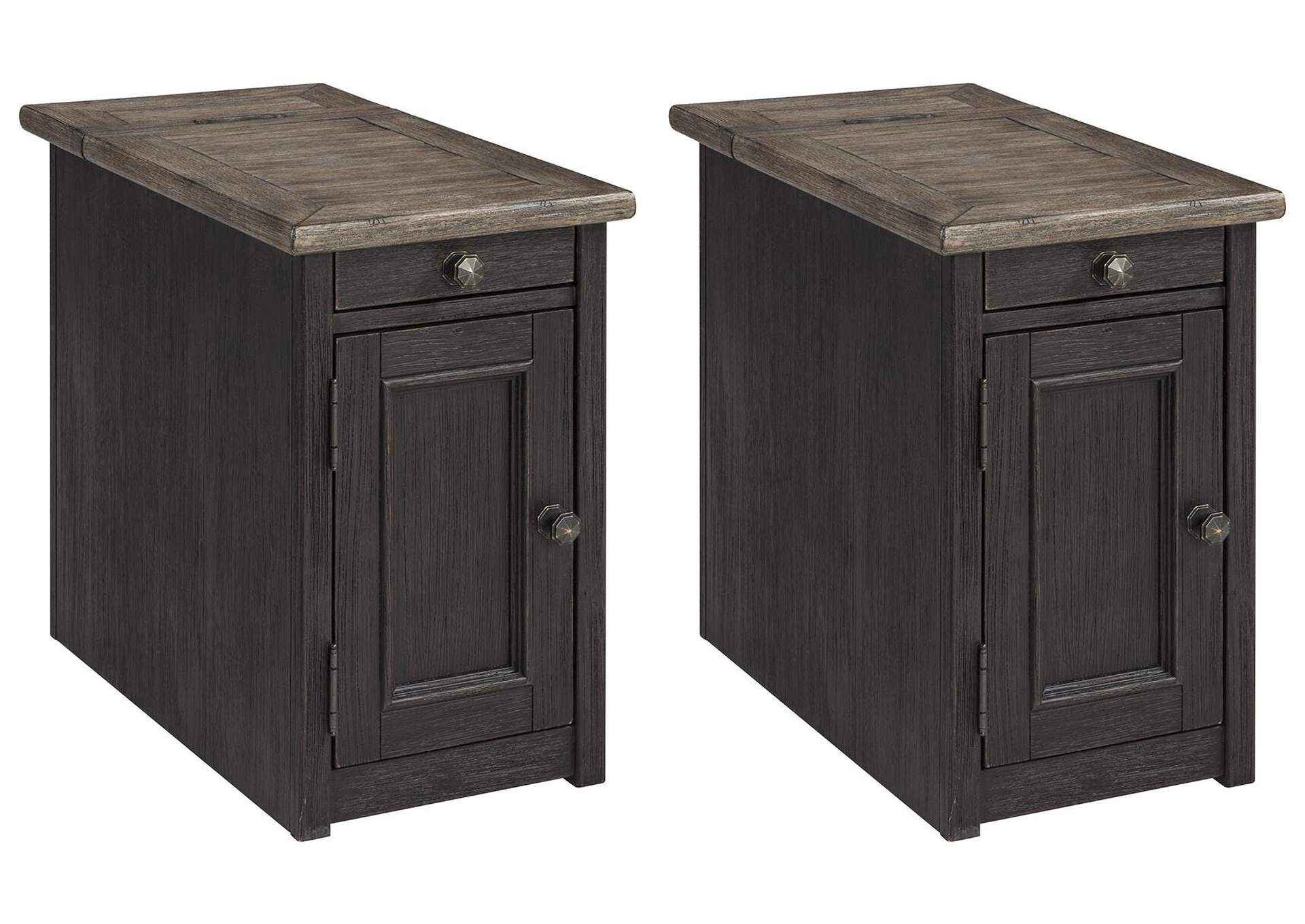 Tyler Creek 2 End Tables with USB Charging