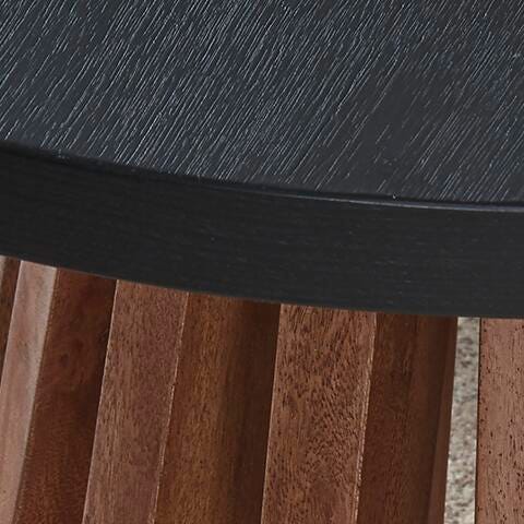 Kallari End Table in Warm Brown/Black, alternate view 6