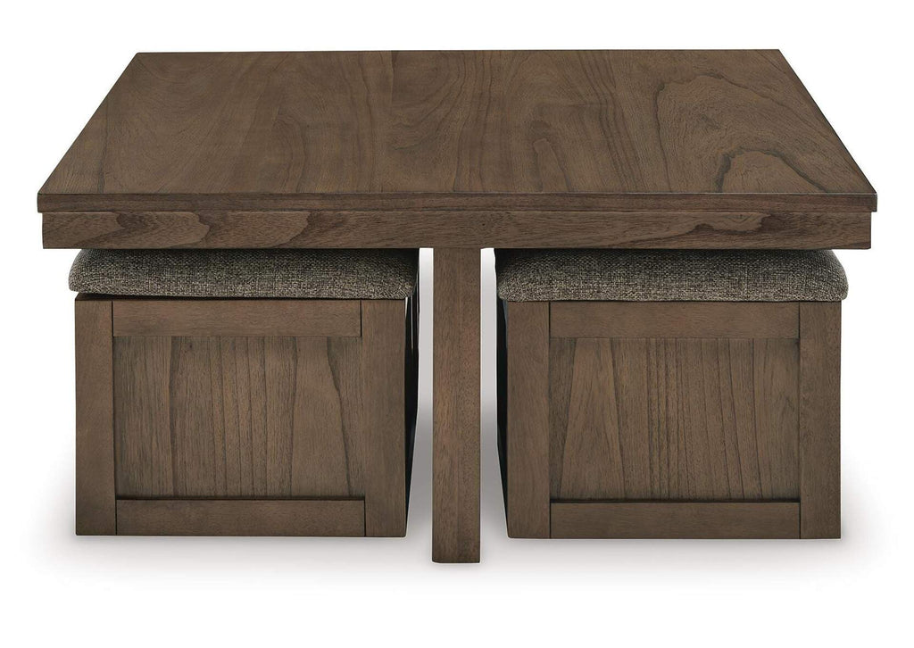 Boardernest Coffee Table with 2 End Tables front view