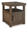 Boardernest End Table in Brown, closed view