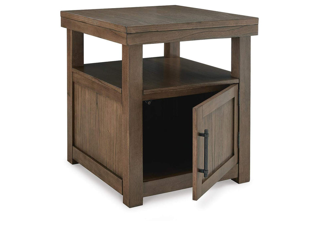 Boardernest Coffee Table with 2 End Tables angled view
