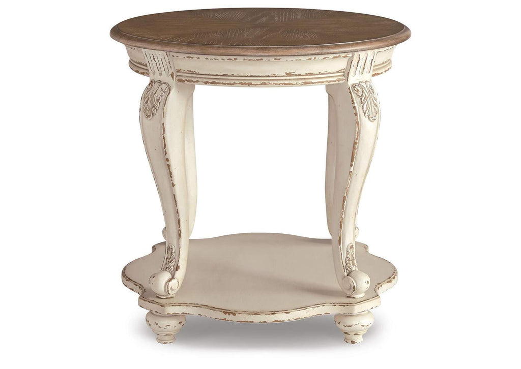 Realyn Coffee Table with 1 End Table