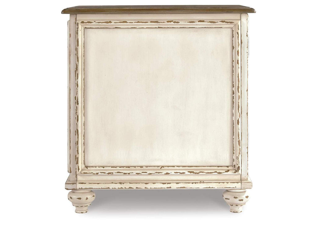 Realyn Coffee Table with 1 End Table side view