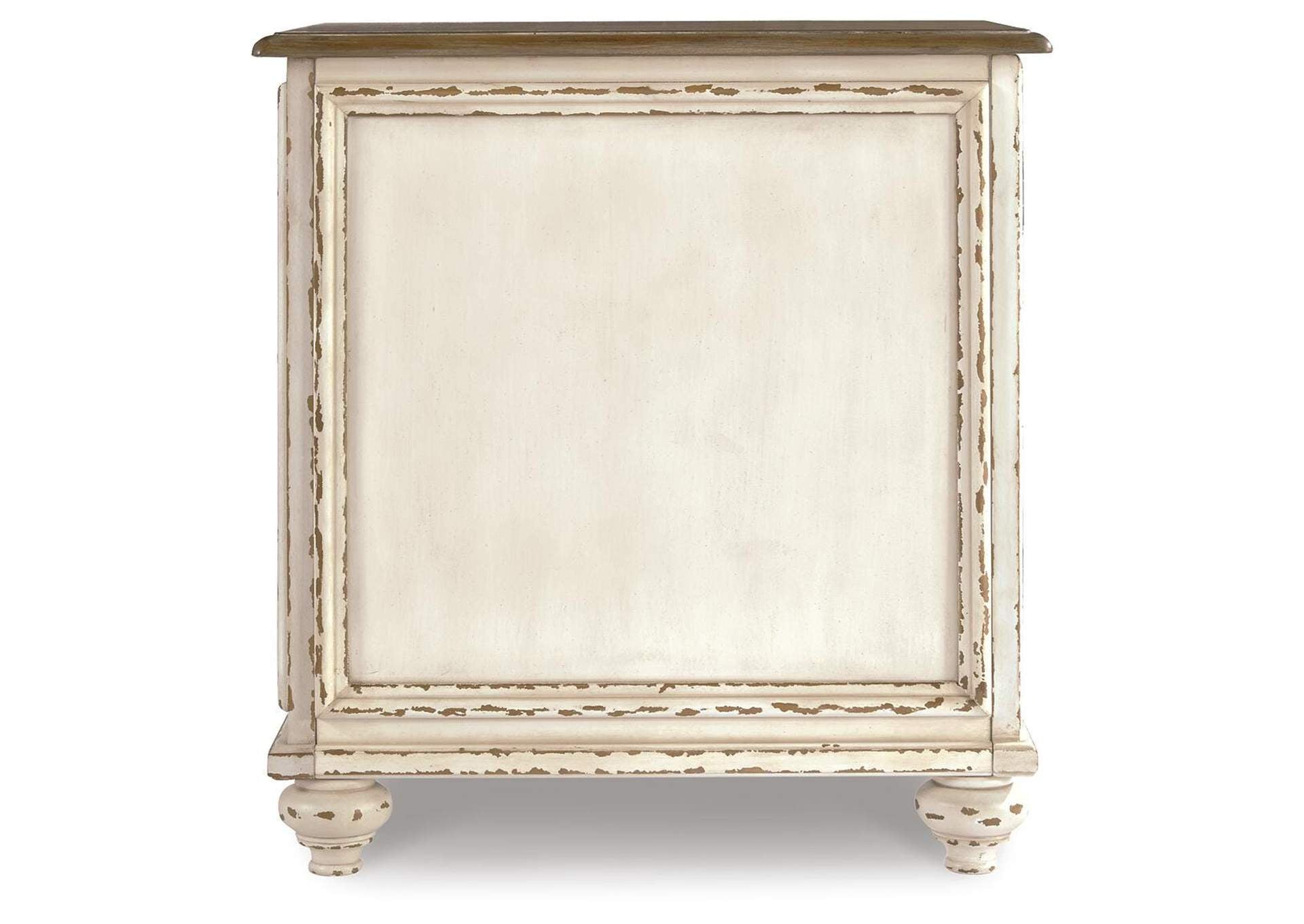 Realyn Coffee Table with 1 End Table side view