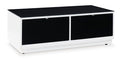 Gardoni Coffee Table in White/Black, closed view