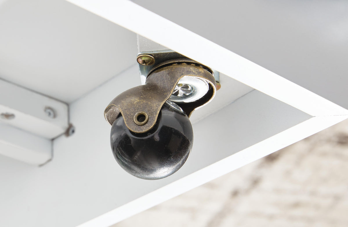 Gardoni Coffee Table in White/Black, detail view
