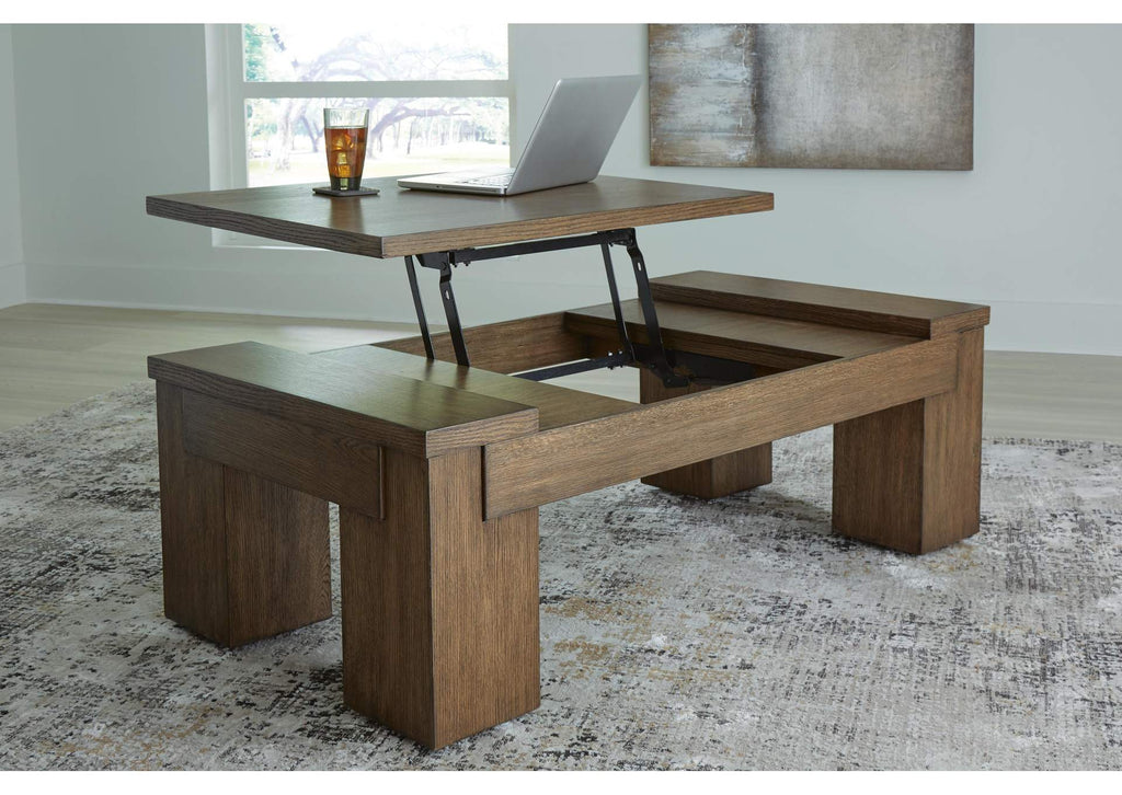 Rosswain Coffee Table with 2 End Tables