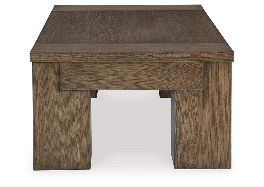 Rosswain Coffee Table with 2 End Tables side view