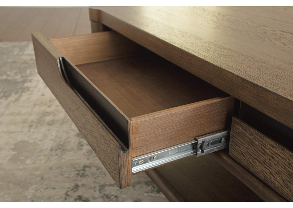 Roanhowe Coffee Table with 1 End Table detail