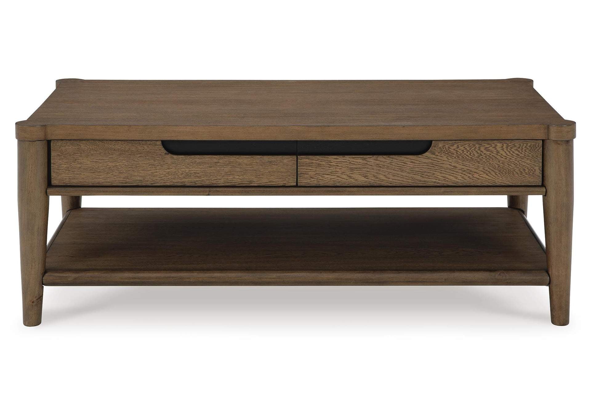 Roanhowe Coffee Table with 1 End Table front view