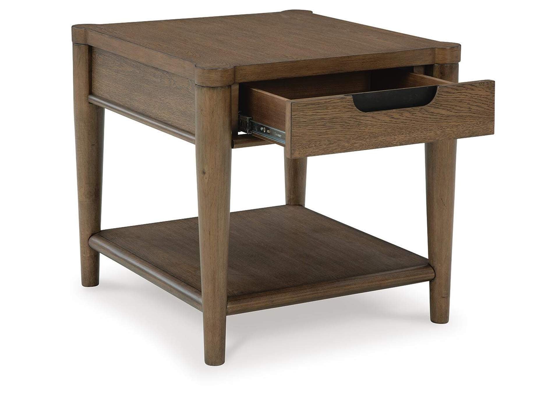 Roanhowe Coffee Table with 1 End Table angled view