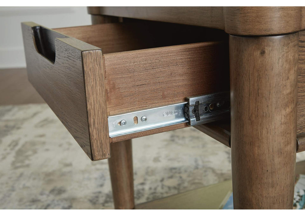 Roanhowe Coffee Table with 1 End Table detail