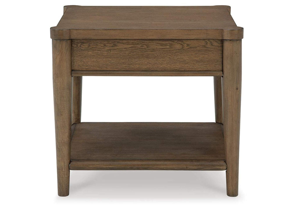 Roanhowe Coffee Table with 1 End Table side view