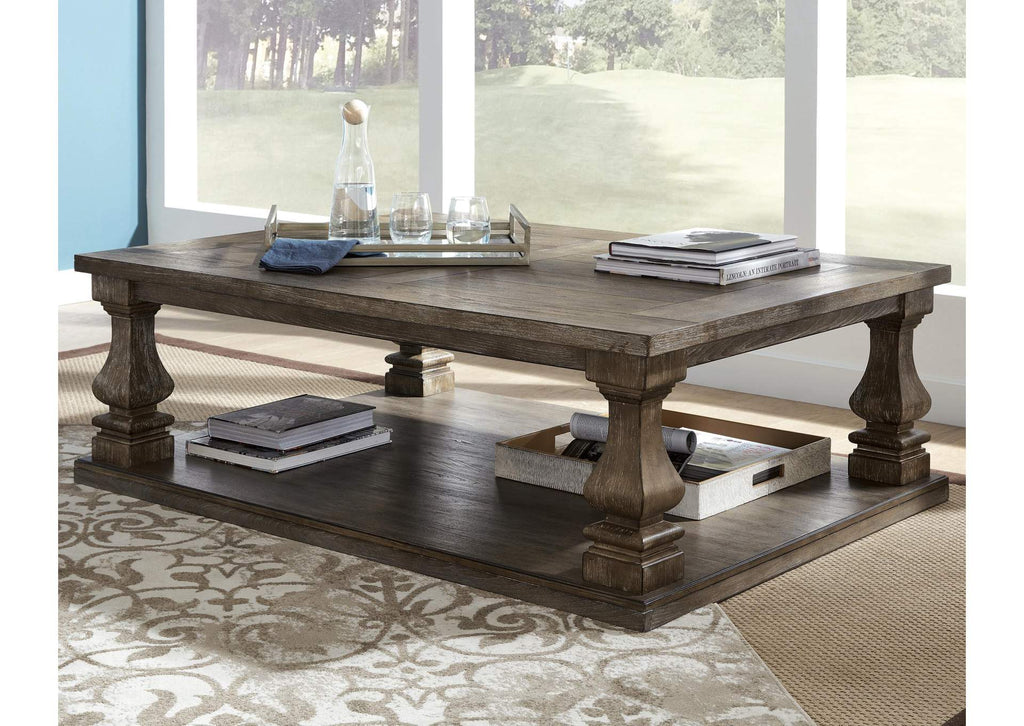Johnelle Coffee Table with 1 End Table room view