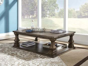 Johnelle Coffee Table in Gray