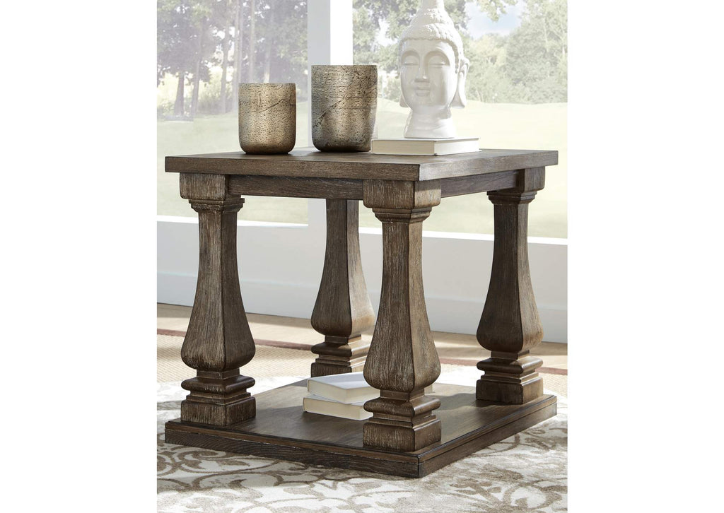 Johnelle Coffee Table with 1 End Table room view