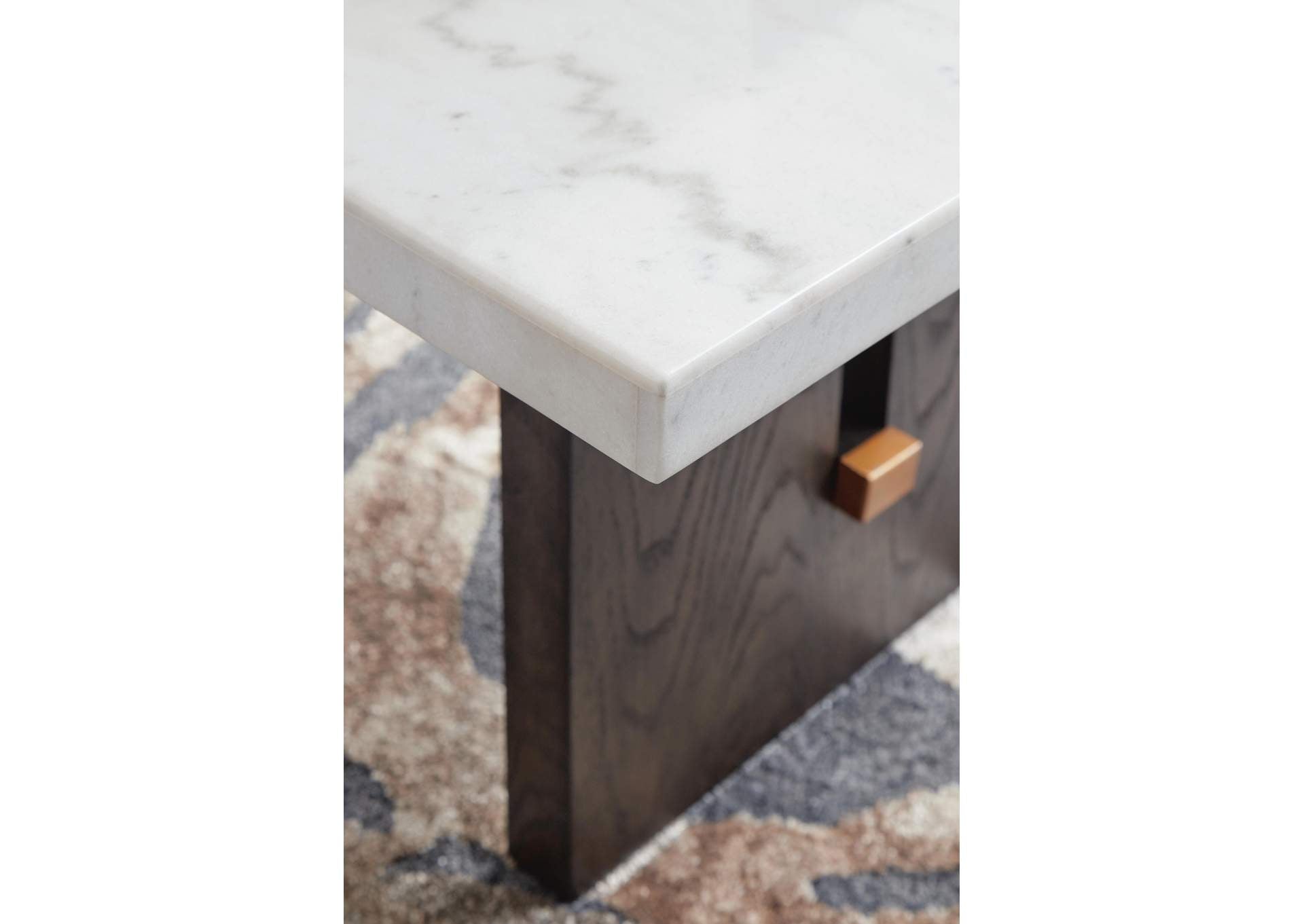Burkhaus Coffee Table with 2 End Tables detail