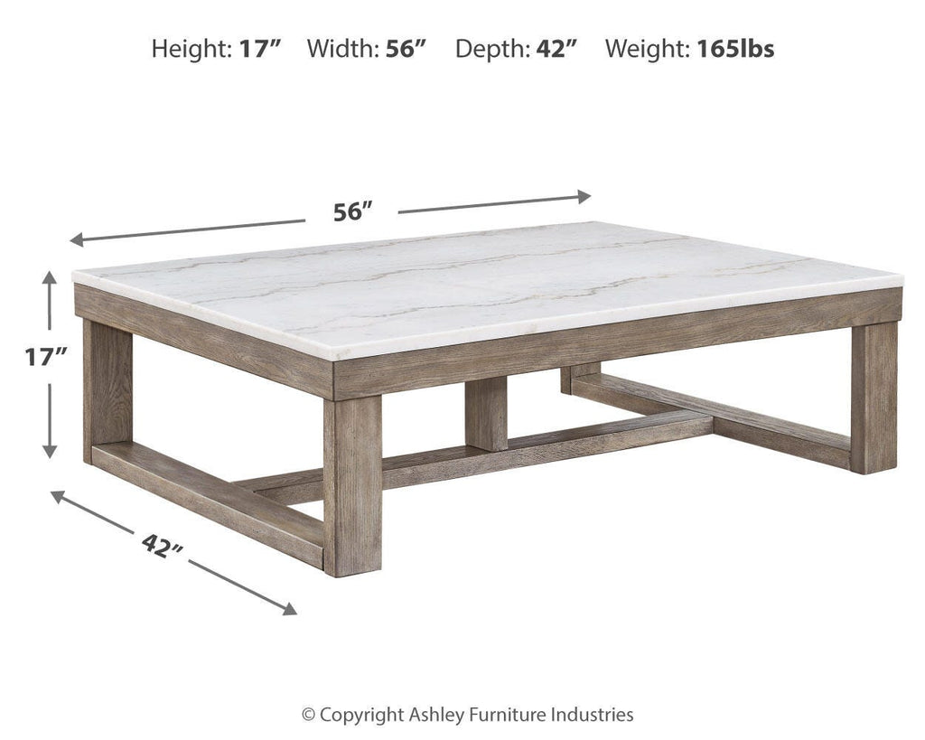 Loyaska Coffee Table in Brown/Ivory, alternate view 5