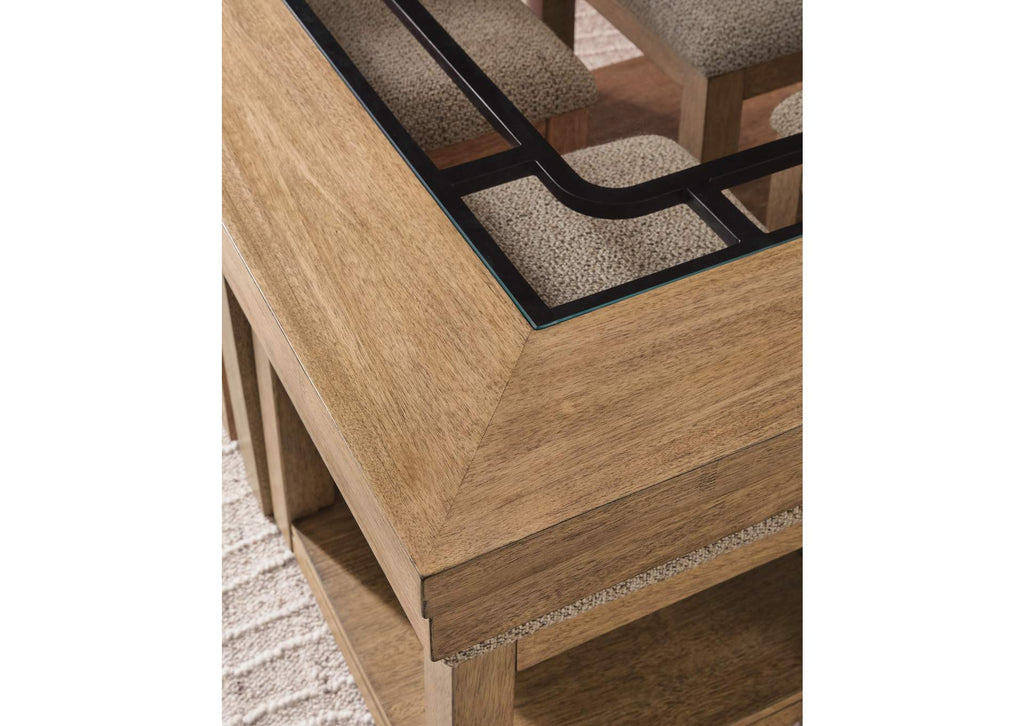 Wittenmyer Coffee Table with 4 Stools (Set of 5) detail
