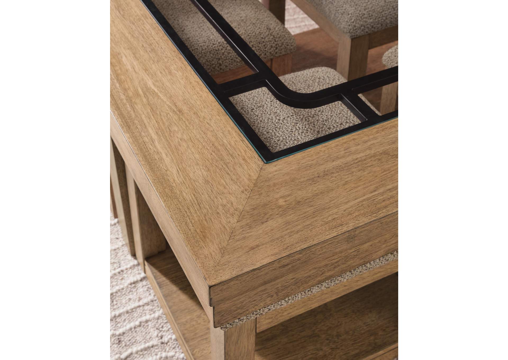 Wittenmyer Coffee Table with 4 Stools (Set of 5) detail