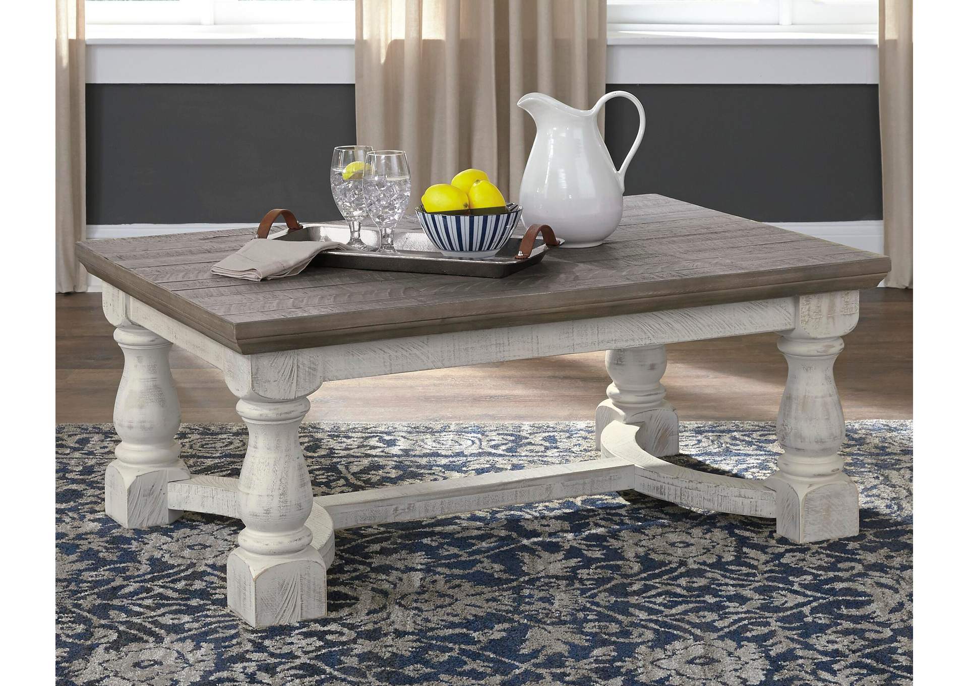 Havalance Coffee Table with 1 End Table room view