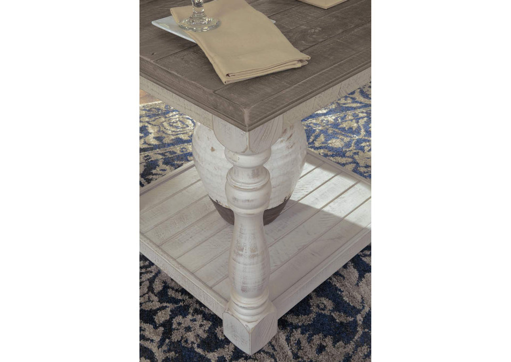 Havalance Coffee Table with 2 End Tables detail