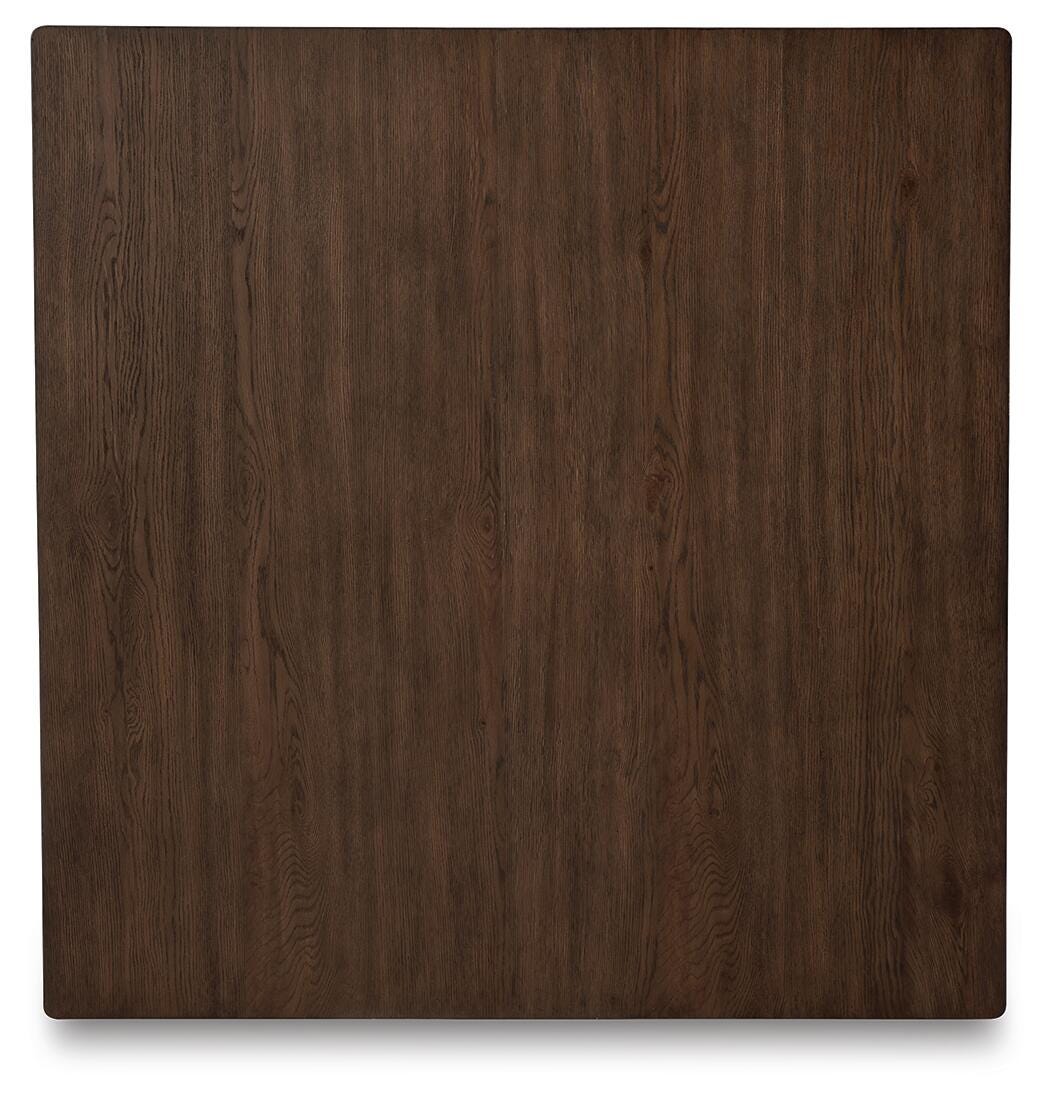 Hannodream Coffee Table in Warm Brown, top view